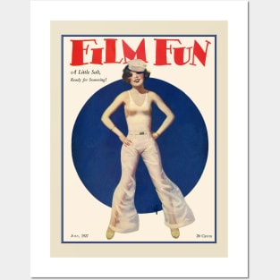 Film Fun vintage 1920s magazine cover Posters and Art